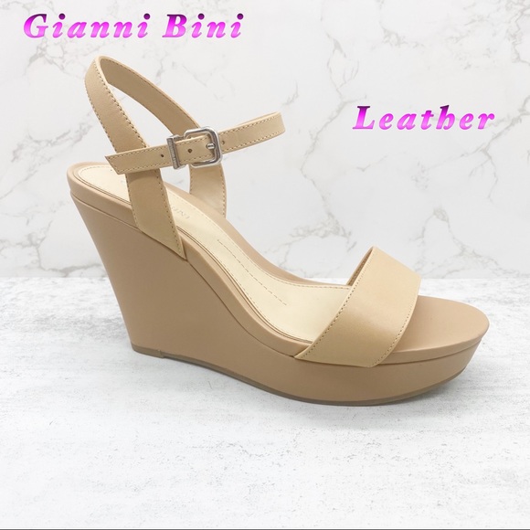 Gianni Bini Shoes - NEW-Gianni Bini-Nude Leather 8.5